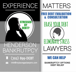 eliminate debt stress in Nevada. Las Vegas Bankruptcy Attorneys.