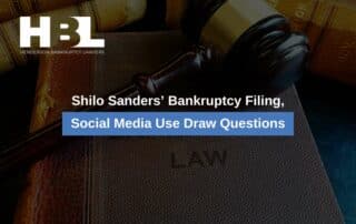 Shilo Sanders’ Bankruptcy Filing, Social Media Use Draw Questions