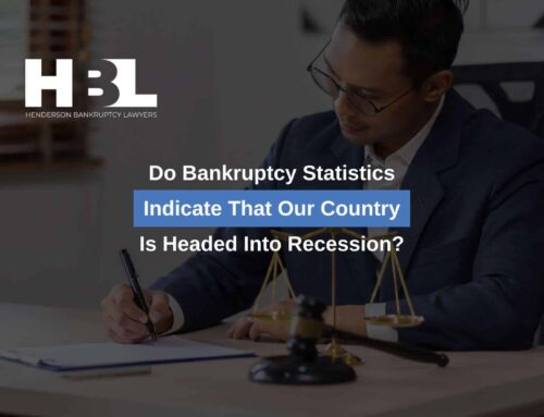 Do Bankruptcy Statistics Indicate That Our Country Is Headed Into Recession?