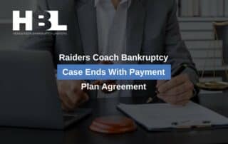 Raiders Coach Bankruptcy Case Ends With Payment Plan Agreement