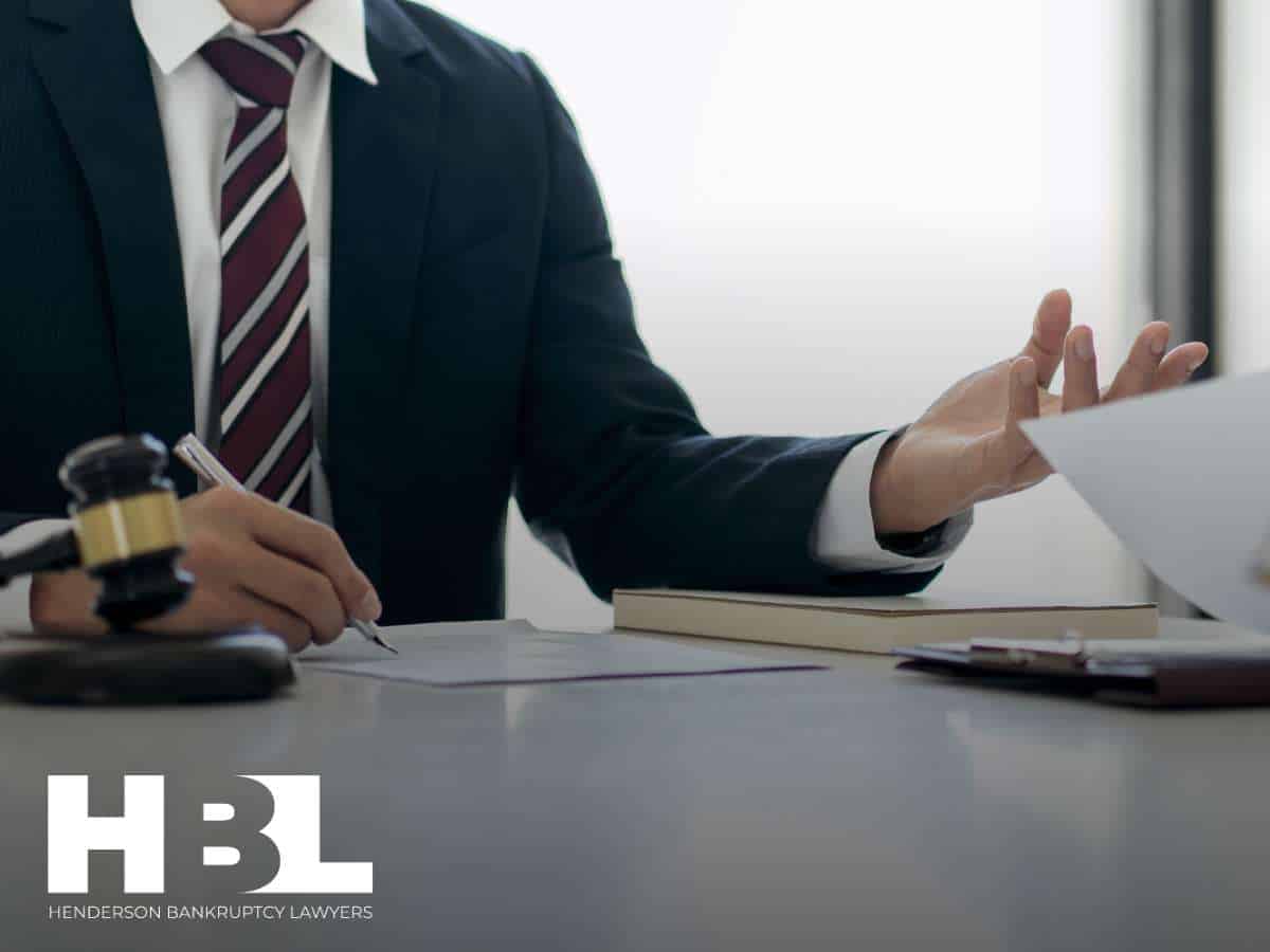 Attorney assisting with Bankruptcy filing in Henderson, reviewing documents