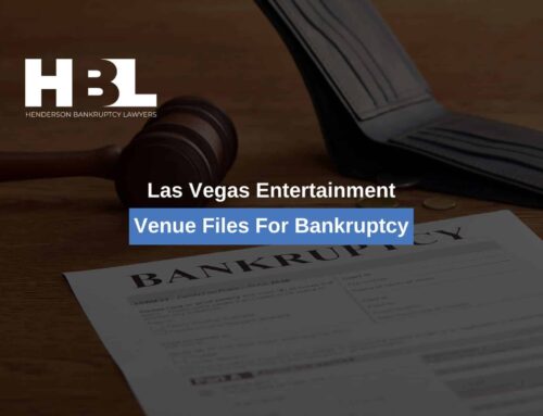 Las Vegas Entertainment Venue Files For Bankruptcy