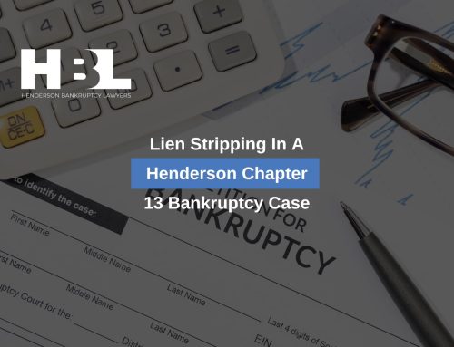 Lien Stripping In A Henderson Chapter 13 Bankruptcy Case